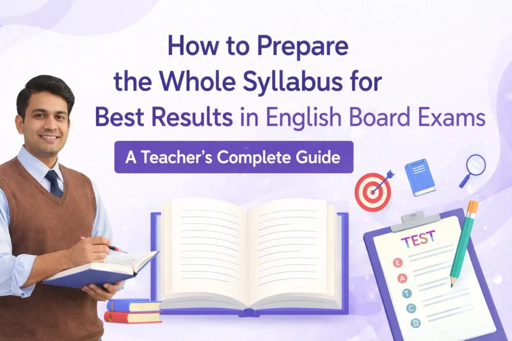 How to Prepare the Whole Syllabus for Best Results in English Board Exams: A Teacher's Complete Guide